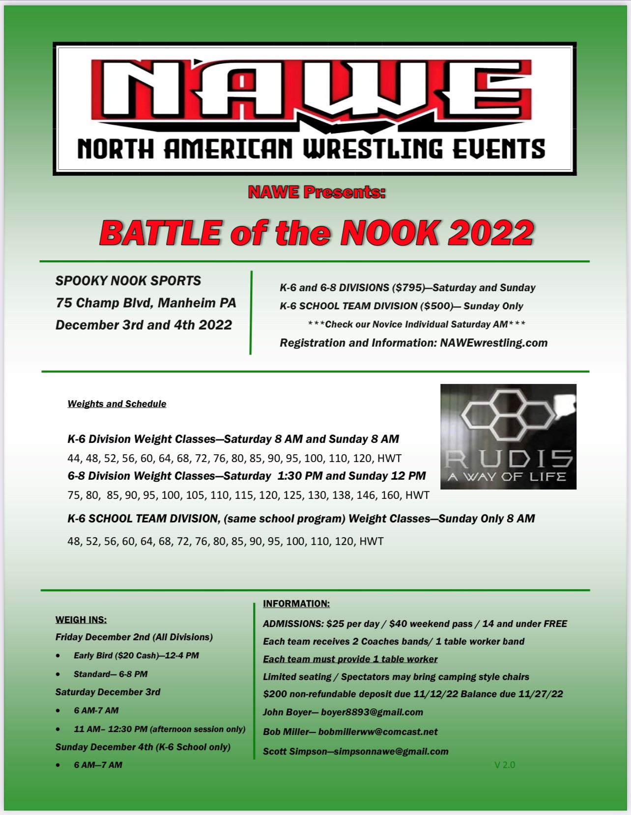 NAWE Presents battle of the nook 2022
